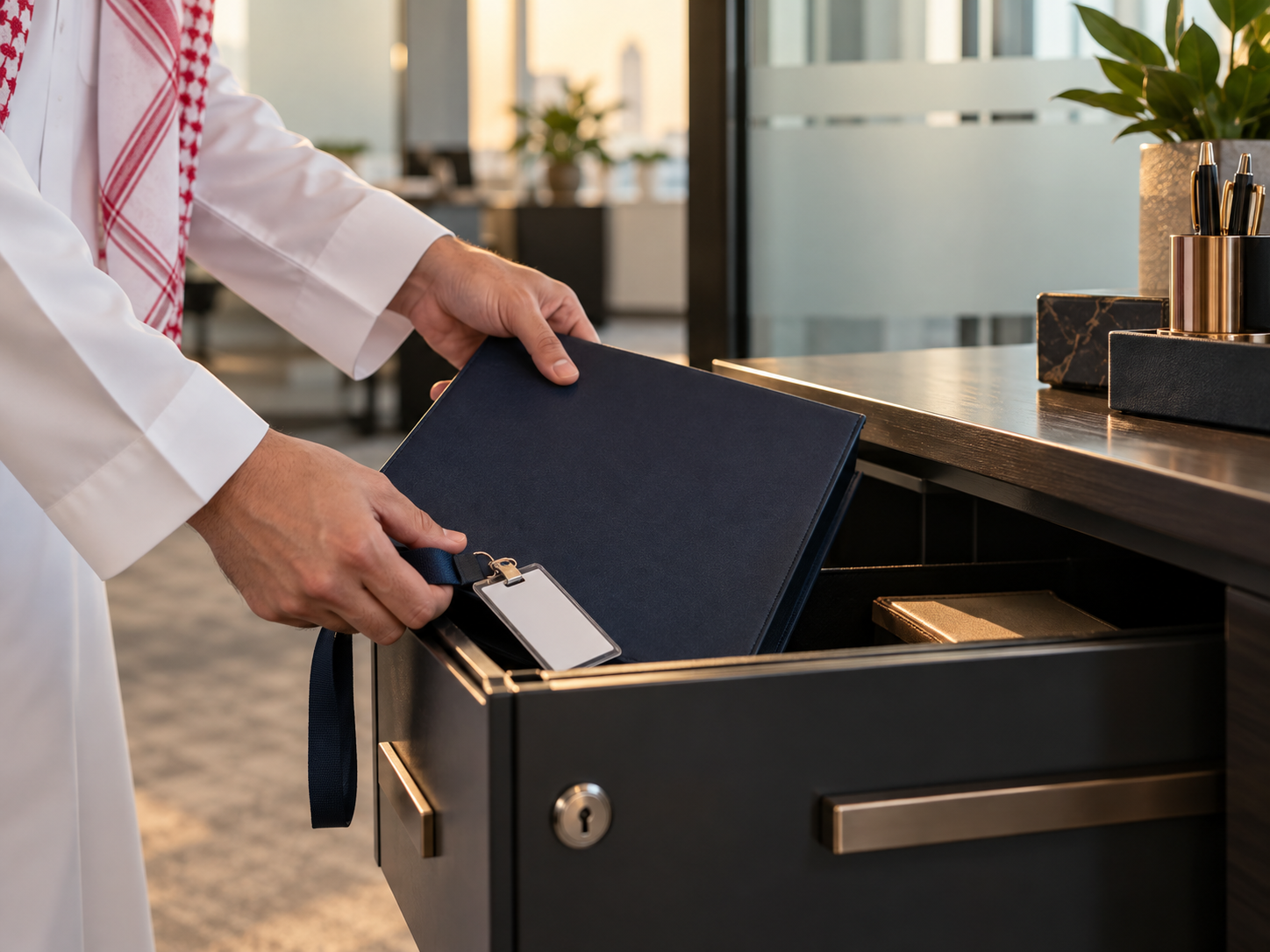 Careful handling of client files